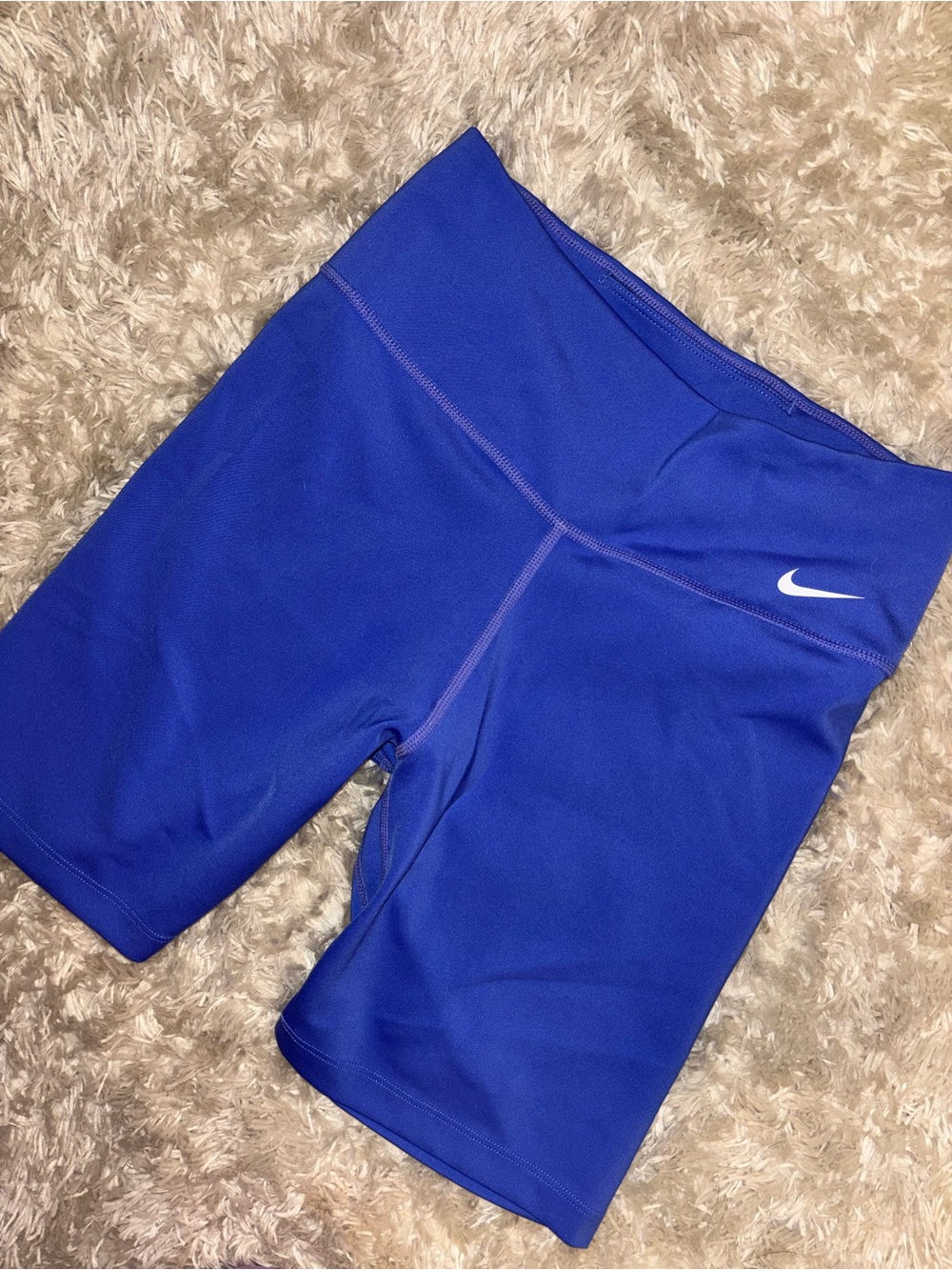 Nike Women's Royal Blue Performance Bike Shorts 7 inch